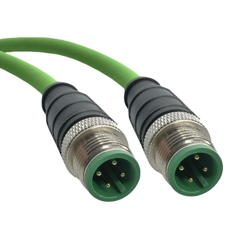 4Pin A-CODE MALE to MALE