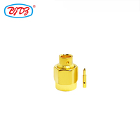 Connecteurs coaxiaux RF SMA mâle plaqué or 50 ohms pour soudure sur câble 402 à sertir RG402 RG141 pour câbles de drones FPV UVA
