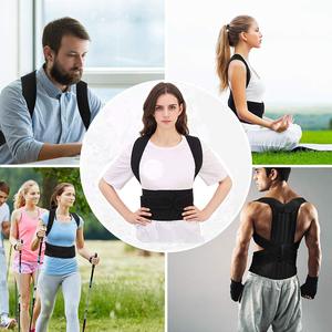 <span class=keywords><strong>Ceinture</strong></span> de soutien dorsal YOUFEI pour <span class=keywords><strong>correction</strong></span> de posture avec fermeture auto-agrippante, en polyester et coton - Product Image 6