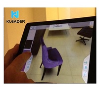 Virtual 360 derajat proyeksi yang mendalam untuk Desain Interior desain virtualisasi Host 3D realitas Virtual untuk Ar bertekstur