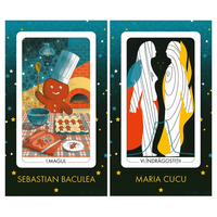 Vente en gros de cartes de jeu personnalisées, oracles signifiant livre en langue russe, jeu de cartes de jeu imprimées, cartes de tarot avec guide