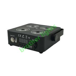 Acero inoxidable Rgbwa UV 6 en 1 LED Mini batería Par Light 4x18W Dmx512 LED Uplights inalámbricos - Product Image 6