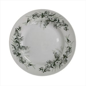 Assiette <span class=keywords><strong>de</strong></span> table en céramique <span class=keywords><strong>de</strong></span> style vintage français, rétro, pour l'extérieur, ronde, pour le petit-déjeuner, les plats occidentaux, les desserts, les gâteaux, les pâtes - Product Image 6