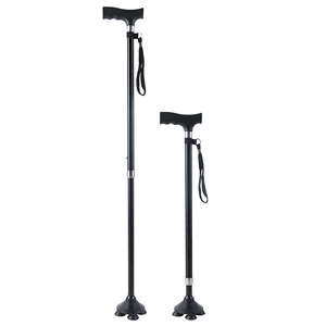 Folding <b>Walking</b> Cane Aluminum Alloy Adjustable Anti-Slip Portable Hiking Travel Trekking Mountaineering <b>Walking</b> <b>Stick</b> - Product Image 1