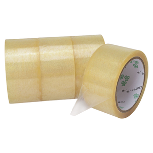 Cinta adhesiva transparente biodegradable de BOPP para sellado de cajas, cinta de embalaje para sellado de cartones. - Product Image 1