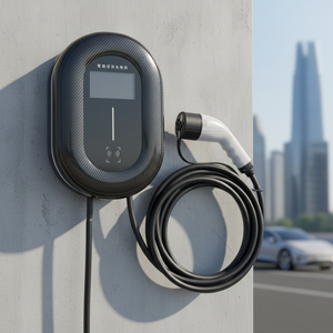 Cargador de Vehículos Eléctricos de 7kW 32A, Tipo <span class=keywords><strong>2</strong></span>, Enchufe CEE, Estación de Carga Rápida con Cable de 5M, Enchufe RFID, Unidad de Carga para Uso Doméstico - Product Image 2