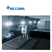 Machine de découpe laser à fibre CNC ACCURL, modèle réputé
