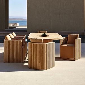 Tables et chaises <span class=keywords><strong>de</strong></span> loisirs en teck haut <span class=keywords><strong>de</strong></span> gamme pour l'extérieur, ensemble <span class=keywords><strong>de</strong></span> patio, résistant aux intempéries, pour hôtel, <span class=keywords><strong>jardin</strong></span>, en <span class=keywords><strong>bois</strong></span>, imperméable et résistant aux rayons UV - Product Image 4
