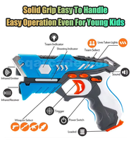 Pistolet sniper infrarouge en plastique électronique avec effets sonores et lumineux Pistolet jouet laser de divertissement pour enfants à usage scolaire pour adultes