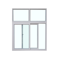 Fenêtres coulissantes en verre trempé UPVC résistantes aux ouragans, écran pliant, persienne, design moderne, fenêtres UPVC pour hôtel, isolation thermique