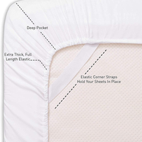 Vente directe d'usine ensemble de literie respirant 100% coton ensembles de draps ajustés housse de couette avec taie d'oreiller