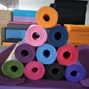 Azul Negro Verde Rosa Rojo Púrpura Violeta Personalizado Impreso 6mm Tpe Yoga Mats - Product Image 3