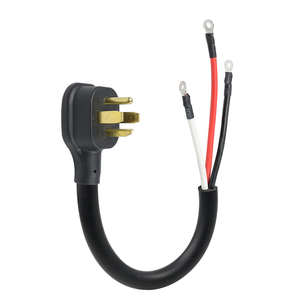 NEMA 14-30P <b>Power</b> Cord, 30 Amp 4 Prong Dryer <b>Plug</b>, Heavy Duty Replacement Cable With Terminals, Industrial Grade - Product Image 5