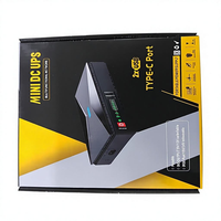 Baterai Lithium Mini DC PoE UPS Cadangan Darurat Kecil 5V 9V 12V Catu Daya Tak Terputus untuk Router WiFi dan Modem Optik