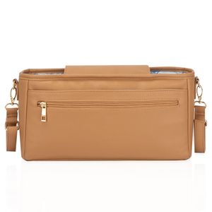 Organisateur de poussette universel personnalisé en gros, sac minimaliste avec porte-gobelet isotherme, sac de téléphone détachable, bandoulière - Product Image 4