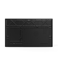 Tableau numérique interactif intelligent à écran plat de 75 pouces, moniteur LED, support mobile, tableau blanc interactif 20 points, 4K, 1 an