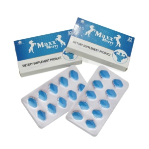Wholesale Custom <b>Herbal</b> <b>Supplements</b> Men Vitality Blue Pills Energy & Strength Support - Product Image 1