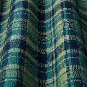 Tissu en laine tweed à carreaux verts 100% laine 280 GSM tissé lourd pour manteau et veste homme - Product Image 1
