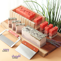 Kit de fabrication de savon AromaNano - Fournitures pour bougies DIY, base de savon, boîte de découpe, moules en silicone, pétales de rose, couleur et logo personnalisés