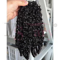 Extensions de cheveux humains Double Drawn 15A, vierges bruts, bouclés birmans SDD, épaisses et alignées, pour professionnels