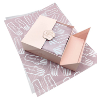 Boîtes de forme de livre en carton rigide avec fermeture magnétique à double porte, logo personnalisé imprimé, emballage cadeau haut de gamme populaire