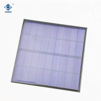 Mini panneaux solaires, chargeur d'alimentation 9V, panneau solaire en résine époxy résidentiel 3W, mini panneau solaire adhésif en époxy ZW-145145-9V