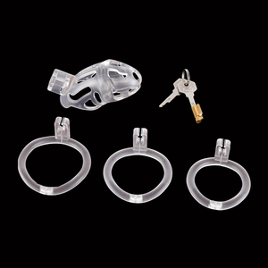 <span class=keywords><strong>Cage</strong></span> de chasteté entièrement fermée en silicone et plastique, prix fabricant, <span class=keywords><strong>cage</strong></span> de chasteté tendance pour hommes, maille, petite et grande taille - Product Image 2