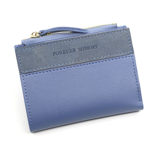 <span class=keywords><strong>Portafoglio</strong></span> Multifunzionale Personalizzato in Pelle PU a Colore Unico con Chiusura a Coperchio Corto per Donne, Semplice Pochette Portamonete e Fermasoldi - Product Image 6