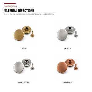 Botones Ajustables para Jeans, Cierres Planos de Mezclilla para Ropa de Trabajo y Prendas de Mezclilla - Product Image 2