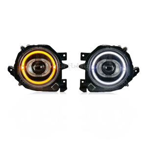 Lampe frontale pour <span class=keywords><strong>Suzuki</strong></span> <span class=keywords><strong>Jimny</strong></span> 2018 2019 2020 2021 2022 2023 phare LED phares DRL clignotant feux de route oeil d'ange - Product Image 3
