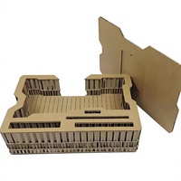 Support à gobelets combiné en carton alvéolé, plateau à café, plateau en papier pour boissons froides et thé au lait, réutilisable