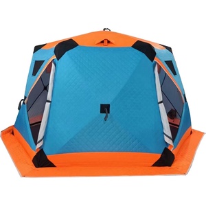 Abri de pêche sur glace isolé portable tente de bidon de pêche sur glace thermique avec couche isolée parfaite pour la pêche sur glace - Product Image 6