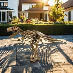 Sculpture en fibre <span class=keywords><strong>de</strong></span> verre dinosaure squelette fossile <span class=keywords><strong>tyrannosaure</strong></span> Rex crâne squelette modèle musée exposition accessoires scientifiques populaires - Product Image 2