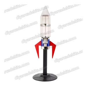 Shuangkuai SK <b>Amusement</b> Park Coin-Operated Gumball Rocket Vending Capsule Elastic Ball <b>Machine</b> Black Stand Plastic Customizable - Product Image 3