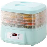 DAWNTECH Huishoudelijke Kleine 6-Lades 304 RVS Gemotoriseerde Temperatuurregeling 200W Fruit- en Groente Droogmachine