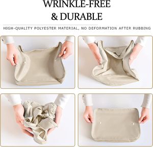 8 Set Packing <b>Cubes</b> for Suitcases Travel Luggage Packing Organizers Accessories Essentials with Shoe Toiletry Laundry Bag Pouch - Product Image 5