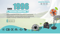 Ventilateur de table portable à moteur AC avec fonction de compression à froid et haute vitesse, certifié ROHS pour un usage domestique