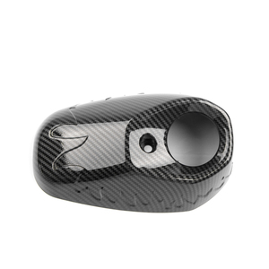 Para yamha XMax 300 2023 fibra de carbono <span class=keywords><strong>transferencia</strong></span> de agua impresión otras partes del cuerpo cubierta de escape de motocicleta caja de plástico duro - Product Image 6