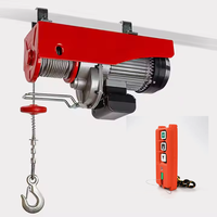 Iehc 1000 Mini Palan Électrique à Câble Micro Treuil Grues 500kg/1000kg Capacité 120v 220v 380v Télécommande Sans Fil Chaîne