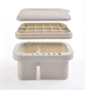 Портативный набор для чистки масляных красок, многофункциональный квадратный держатель для раковины, органайзер для чистки кистей