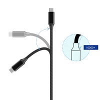 Kabel pengisian daya cepat, Kabel Usb ke C, 1m 1.5m 2m 3m 20V 5A 100W Pd untuk Ugreen