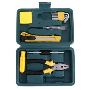 Heavy Duty Metal Hand <strong>Tools</strong> Kit with Anti-Slip Handles Complete Set for Efficient Home Maintenance Repair DIY Assembly Work - Product Image 1
