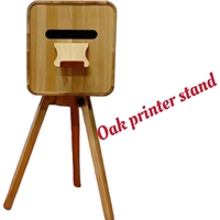 Machine photo vintage portable en bois véritable, légère, avec écran tactile, compatible DSLR, SLR, iPad, impression instantanée, WiFi