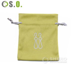 กระเป๋ากำมะหยี่หนังนิ่มพร้อมพิมพ์โลโก้สำหรับเครื่องประดับขนาดเล็กสร้อยคอถุงกันฝุ่นกำมะหยี่บรรจุภัณฑ์ตามสั่ง - Product Image 2