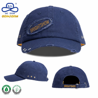 Casquette de baseball vintage délavée et vieillie style streetwear à profil bas, personnalisable avec patch, pour homme et femme, idéale pour l'extérieur