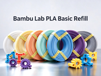 Filament de Recharge PLA Original BAMBOO 2026 1,75 mm Haute Vitesse Facile à Imprimer avec RFID pour Imprimantes 3D FDM X1 A1 P1 P2 H2D H2C