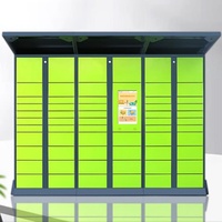 Casier intelligent en libre-service pour l'extérieur avec serrure à clé pour livraison et envoi express 24h/24 et 7j/7