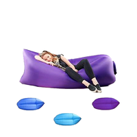 Nouveau transat gonflable Air Sofa Hamac Portable, conception anti-fuite d'air étanche à l'eau-Canapé idéal pour la plage au bord du lac