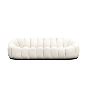 Nordic simple modern bubble sofa pumpkin shaped fabric curved sofa combination