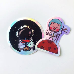 Pegatinas holográficas pequeñas y divertidas para mascotas, fácil de rasgar, seguras y respetuosas con el medio ambiente - Product Image 6